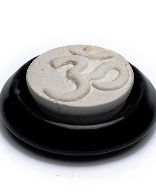 Αρωματική πέτρα - Aroma stone diffuser ohm black 