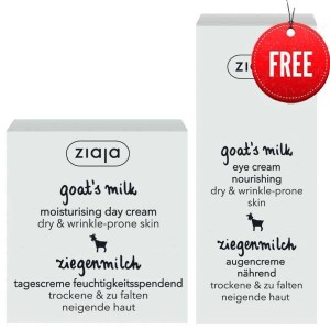 Ziaja Goat's milk day cream 50 ml + eye cream δώρο