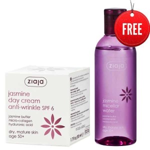Ziaja Jasmine day cream 50 ml + micellar water 200ml δώρο