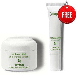 Ziaja Olive antiwrinkle face cream 30+ 50 ml + eye cream 15ml δώρο